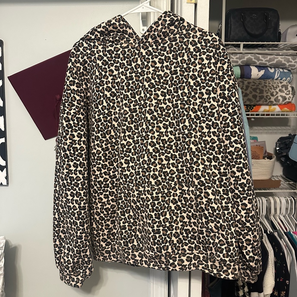Leopard Print Hoodie